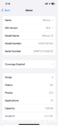 iPhone 12-128 GB (waterproof)